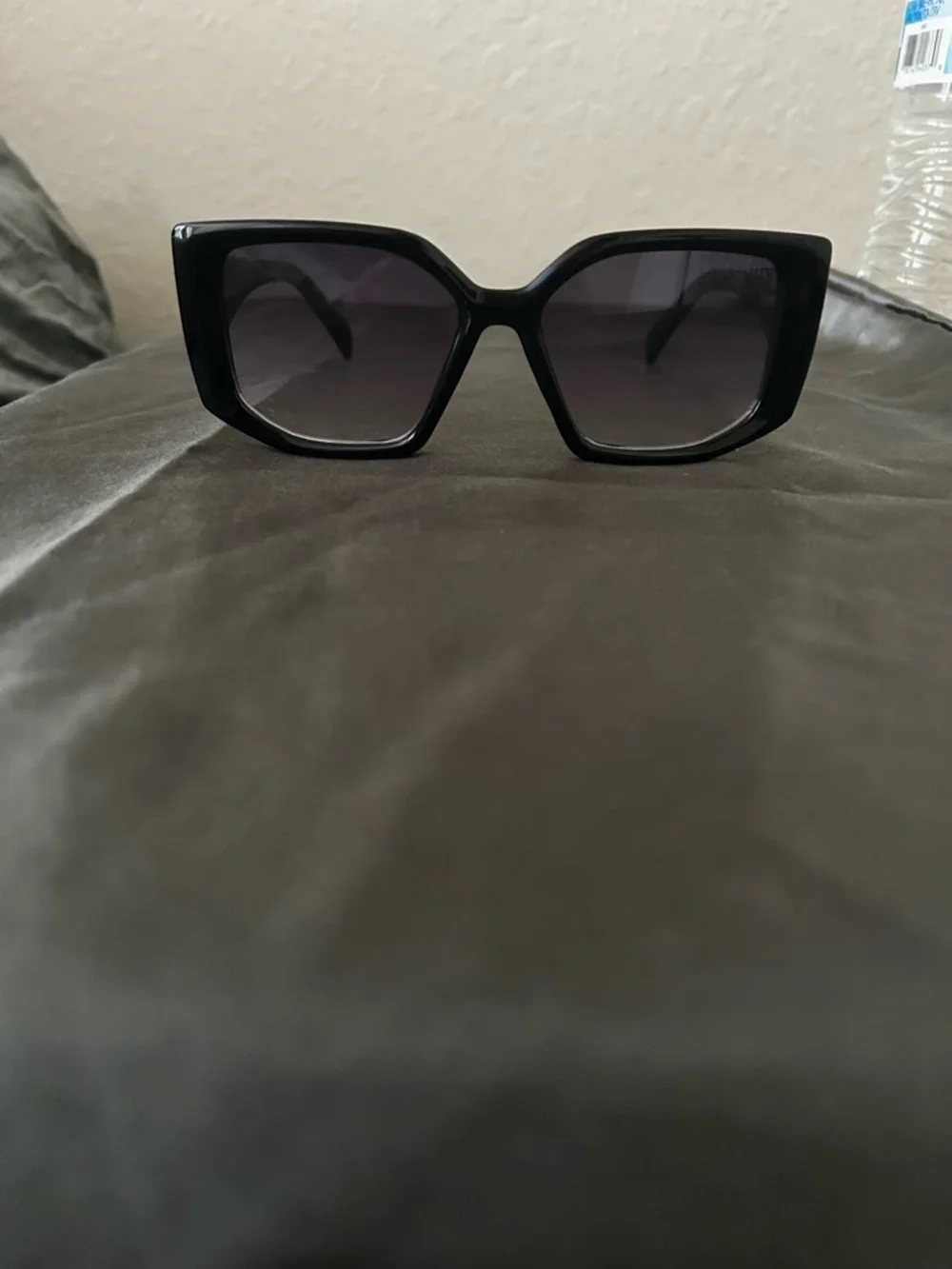 Prada Unisex Triangle Logo Acetate Sunglasses - Picture 6 of 7